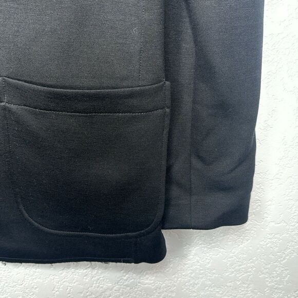 NWT ATM Black Relaxed Blazer Size 4 - Picture 5 of 14